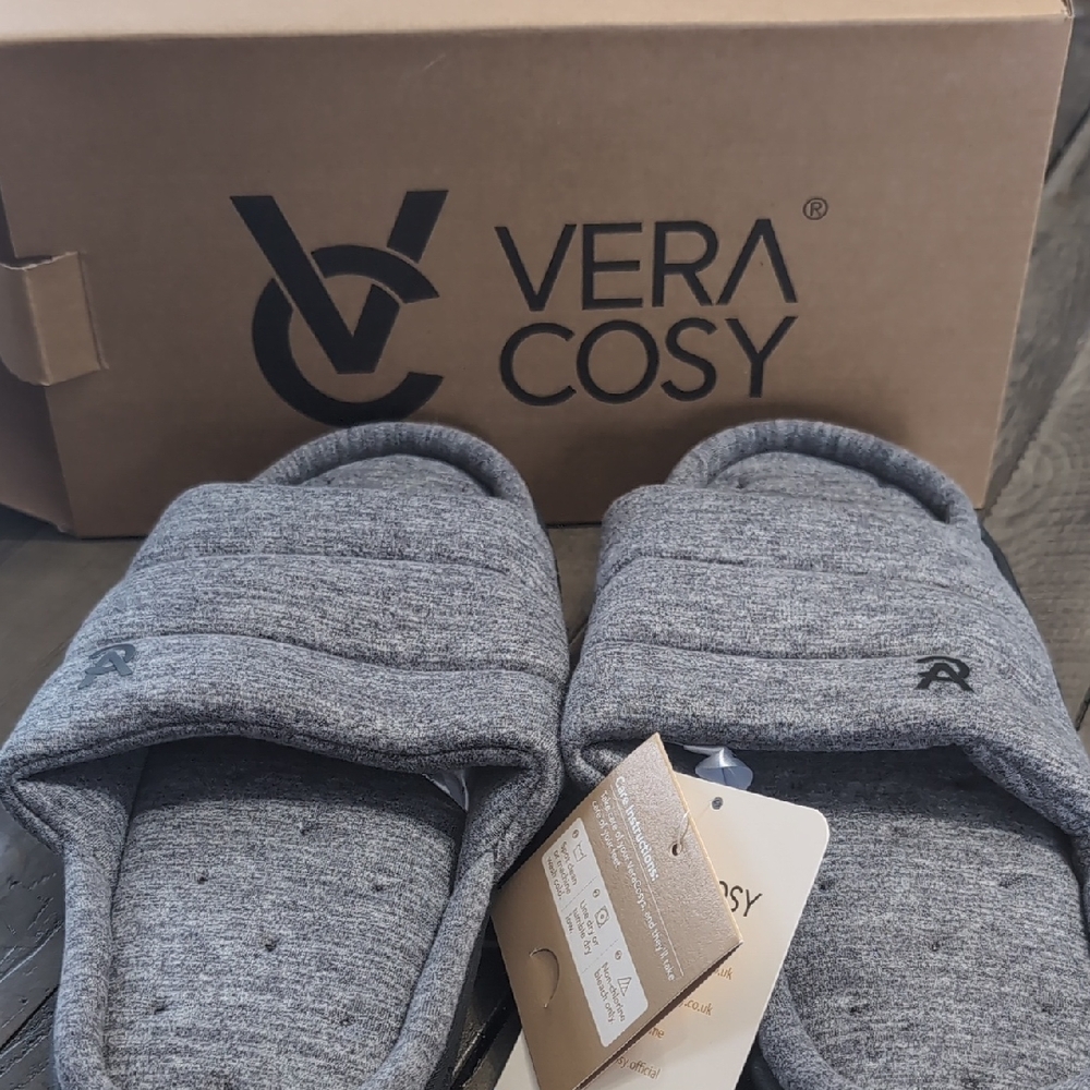Gray Men's Slippers